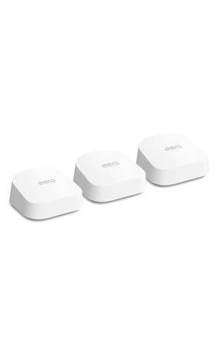 eero 7 Dual-Band Mesh Wi-Fi 7 Router System (3-Pack) - Up to 6000 Sq. Ft.