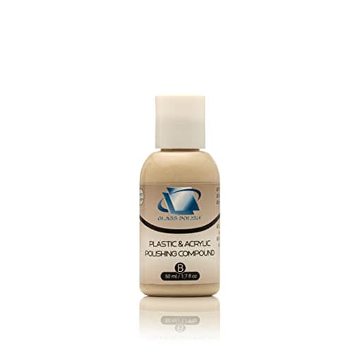 Glass Polish Plastic & Acrylic Compound for Detailed Epoxy Haze Removal