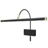 Cocoweb 19-Inch Dimmable LED Grand Piano Lamp with Adjustable Clamp and Brass Accents