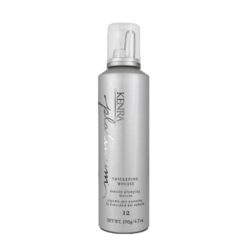 Kenra Platinum Thickening Mousse 12 - Thermal Protection Volumizer for Fine Thin Hair