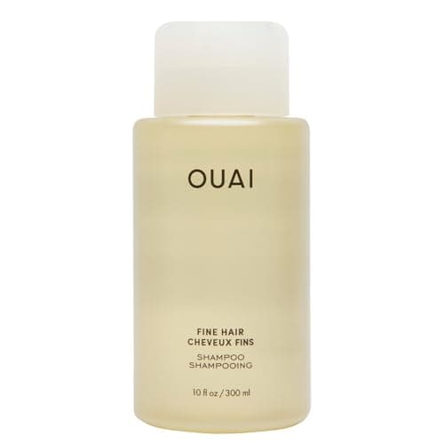 OUAI Fine Hair Biotin Thickening Shampoo with Keratin and Chia, 10 Fl Oz