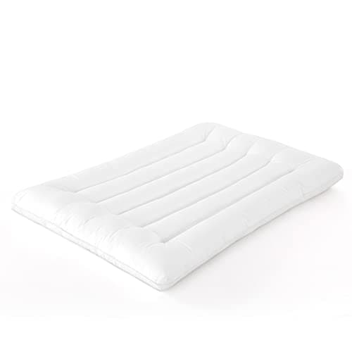 Hombys Ultra Thin Flat 2.5-Inch 3D Microfiber Machine Washable Pillow