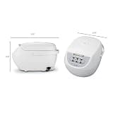 Tiger JBV-A10U Micom Rice Cooker with Tacook Synchronized Cooking Tray, 5.5-Cup