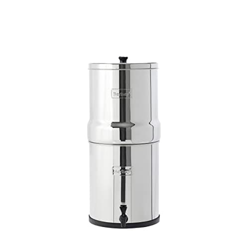 Big Berkey Gravity-Fed Stainless Steel Countertop Water Filter System, 2.25 Gallon