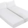 Kingnex Bamboo Viscose Jersey Split King Mattress Protector, 2-Pack Set