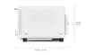 BALMUDA The Toaster Pro Compact Steam Oven with Salamander Grill Feature