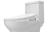 Alpha Bidet UX Pearl Ultra-Slim Electric Bidet Toilet Seat with Tankless Heating