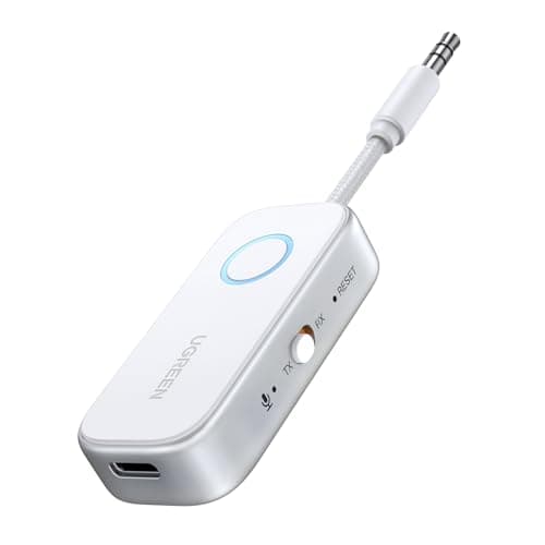 UGREEN Bluetooth 6.0 2-in-1 Airplane Audio Transmitter and Receiver for Dual Headphones