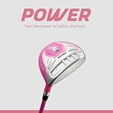 Precise M5 Women's Complete Titanium Golf Club Set with Dual-Strap Bag