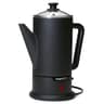 Presto 02815 12-Cup Cordless Serving Electric Coffee Percolator in Matte Black