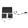 Vingvo 20W Solar Powered Exhaust Fan for Chicken Coops and Greenhouses