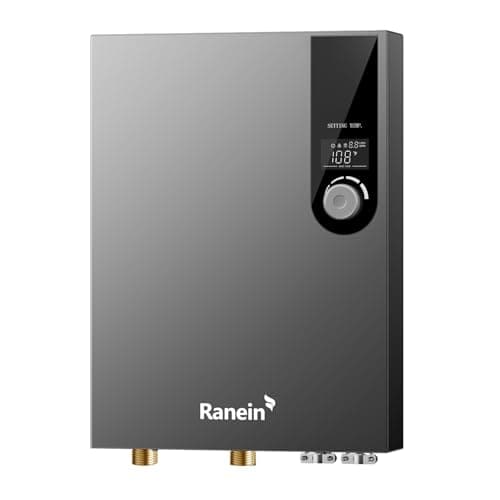 Ranein 18kW 240V Whole-Home Electric Tankless Water Heater with LED Display