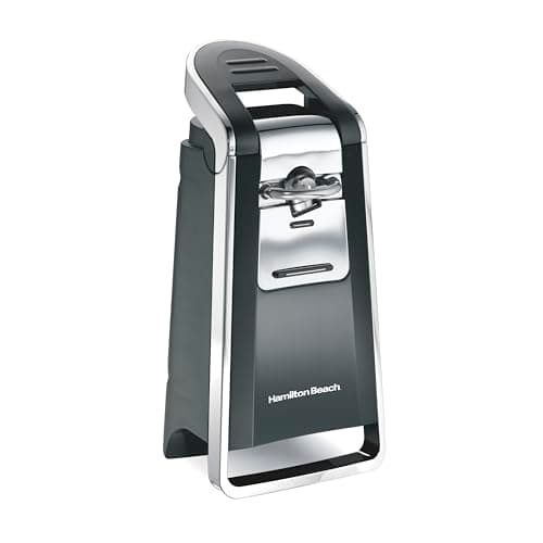 Hamilton Beach Smooth Touch Electric Automatic Can Opener, Black/Chrome