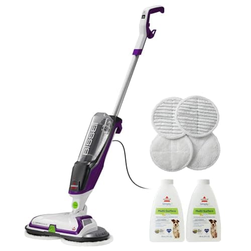BISSELL 20399 SpinWave Pet Hard Floor Corded Spin Mop with On-Demand Solution Spray