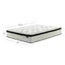 Signature Design by Ashley Chime 12-Inch Pocketed Hybrid Mattress, King