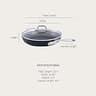 All-Clad HA1 Expert Nonstick 12-Inch Chef's Frying Pan with Ergonomic Handle and Lid