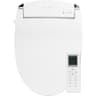 Alpha Bidet JX2 Round Electric Toilet Seat with Tankless Water Heating System