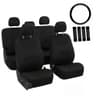FH Group Universal Washable Cloth Full Seat Covers for SUVs and Sedans