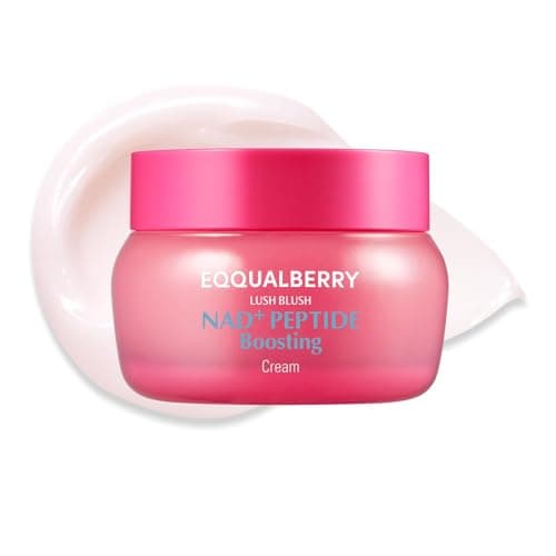 EQQUALBERRY NAD+ 5% and 13 Peptides Boosting Cream for Anti-Aging Skincare