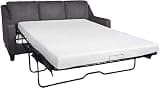 Queen Solid Sofa Bed Sheet Set, 100% Cotton, 400 Thread Count, Silver Grey