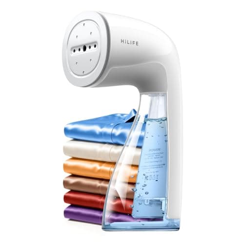 HiLIFE Upgraded 1100W Spill-Free Handheld Garment Steamer with 300ml Tank