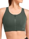 Yvette Front Closure High Impact Supportive Sports Bra for Large Busts