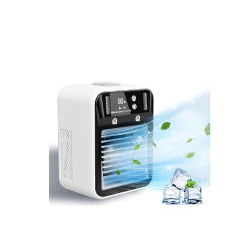Deller 3000mAh Rechargeable Mini Evaporative Air Cooler with Touch Panel