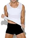 Arjen Kroos Men's Body Shaper Mesh Chest Compression Tank Top Undershirt