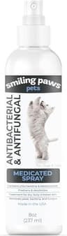 Smiling Paws Pets Advanced Chlorhexidine & Ketoconazole Medicated Spray, 8 oz