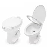 SEAFLO Porcelain RV Toilet, 19-Inch Residential Height, Elongated Bowl