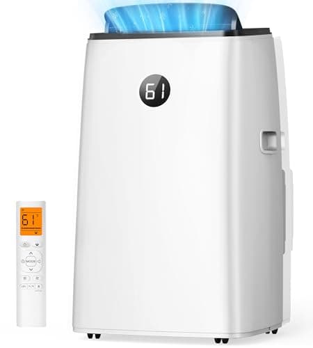 Agtana 14,000 BTU Portable Air Conditioner with Auto-Swing Louver System