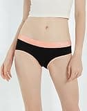 INNERSY Heavy-Duty Cotton Menstrual Period Panties, Extended Coverage 3-Pack