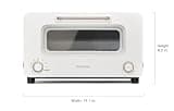 BALMUDA The Toaster Pro Compact Steam Oven with Salamander Grill Feature