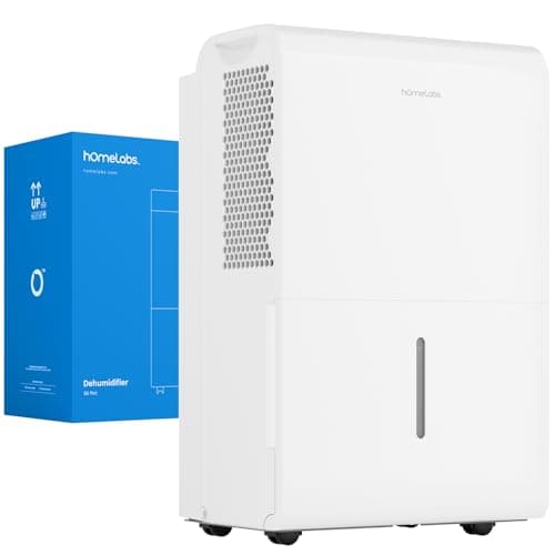 hOmeLabs Smart Wi-Fi 120-Pint Dehumidifier with App Control and Turbo Mode