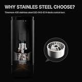 TIMEMORE Whirly 01S Portable Electric Burr Coffee Grinder with 60W Motor