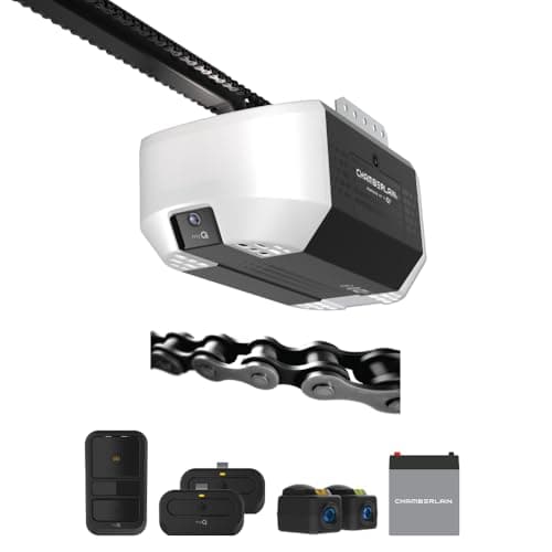 Chamberlain 3/4 HP Smart Chain Drive Garage Door Opener with Integrated Camera
