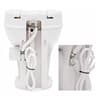 SEAFLO RV Toilet with Sprayer Attachment, 18.4-Inch Height, Elongated