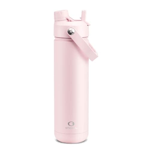 ENCOOL 26 oz Insulated Stainless Steel Water Bottle with Foldable Handle
