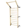 FC FUNCHEER Solid Wood 11-Rod Gymnastics Stall Bar with Pull-Up Station