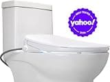 Alpha Bidet UX Pearl Ultra-Slim Electric Bidet Toilet Seat with Tankless Heating