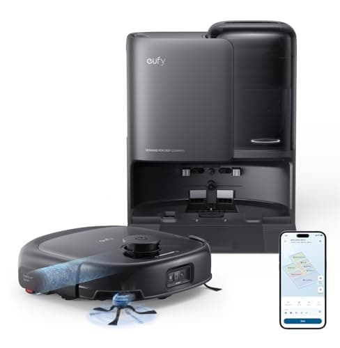 eufy E25 Robot Vacuum and Mop Combo with HydroJet Tangle-Free Roller and AI Navigation
