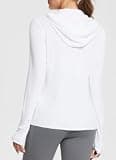 Baleaf Women's UPF 50+ Sun Protection Long Sleeve Lightweight Hoodie Jacket