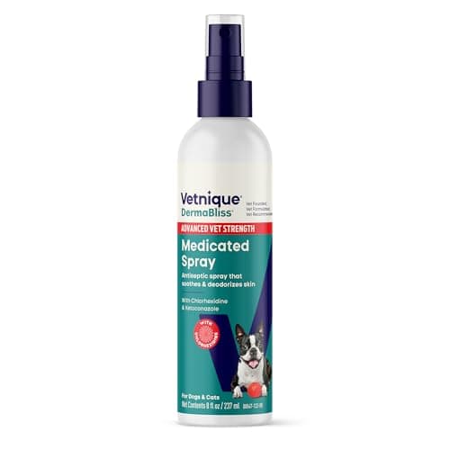 Vetnique Labs Dermabliss Alcohol-Free Chlorhexidine Medicated Spray, 8 Fluid Oz