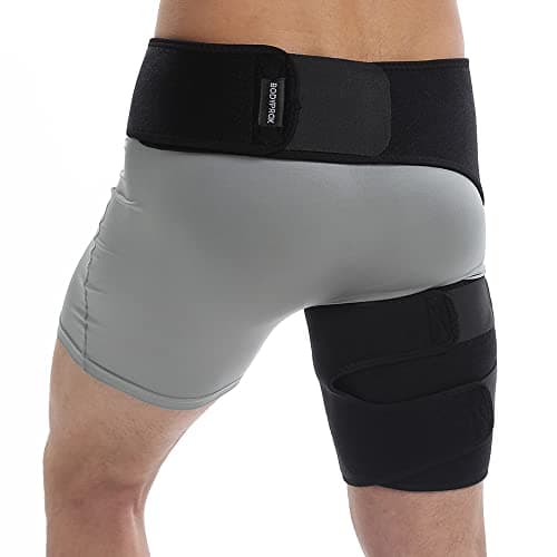 Bodyprox Groin Wrap and Adjustable Thigh Support for Hip Flexor Relief