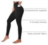 Ewedoos Women's Compression Leggings with No-Front-Seam and Tummy Control