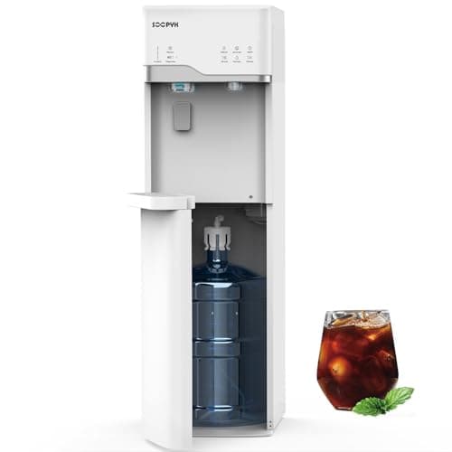 SOOPYK Self-Cleaning Bottom Loading Water Cooler Dispenser with Ice Maker