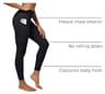 IUGA High-Waisted Thermal Winter Hiking and Yoga Leggings with Pockets