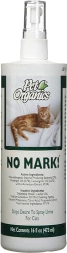 NaturVet Pet Organics No Mark Simulated Pheromone Cat Spray Deterrent, 16 oz