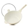 SENSARTE 11-Inch Ceramic Non-Toxic Nonstick Wok Pan with Stay-Cool Handle
