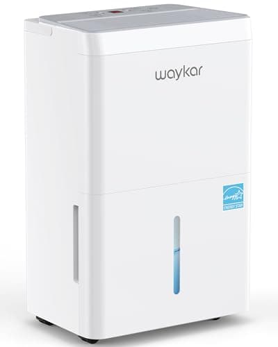 Waykar Energy Star Dehumidifier with Drain Hose and Tank (120 Pint, 6000 Sq.Ft)